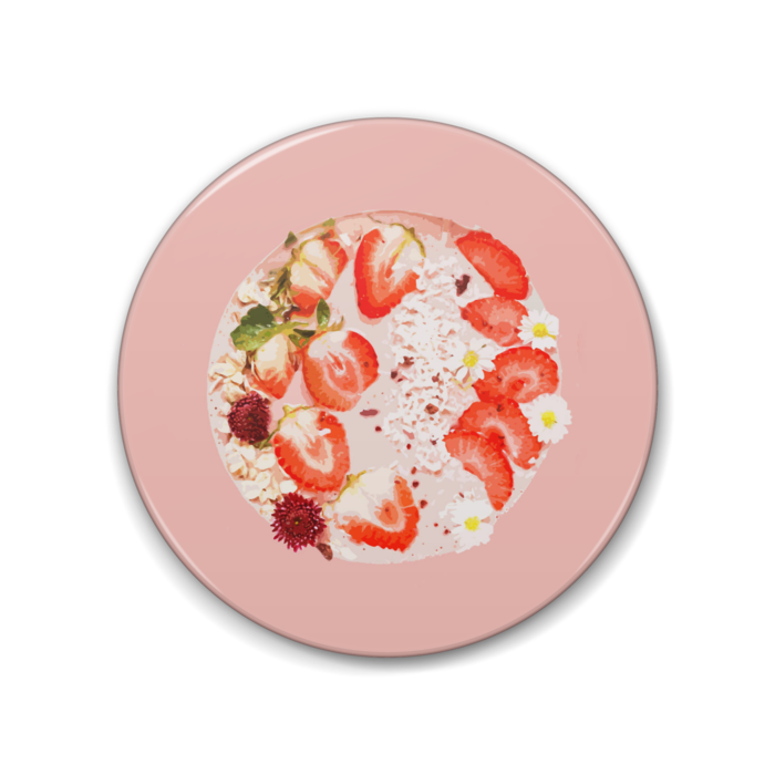 缶バッジ - 88mm ピンク