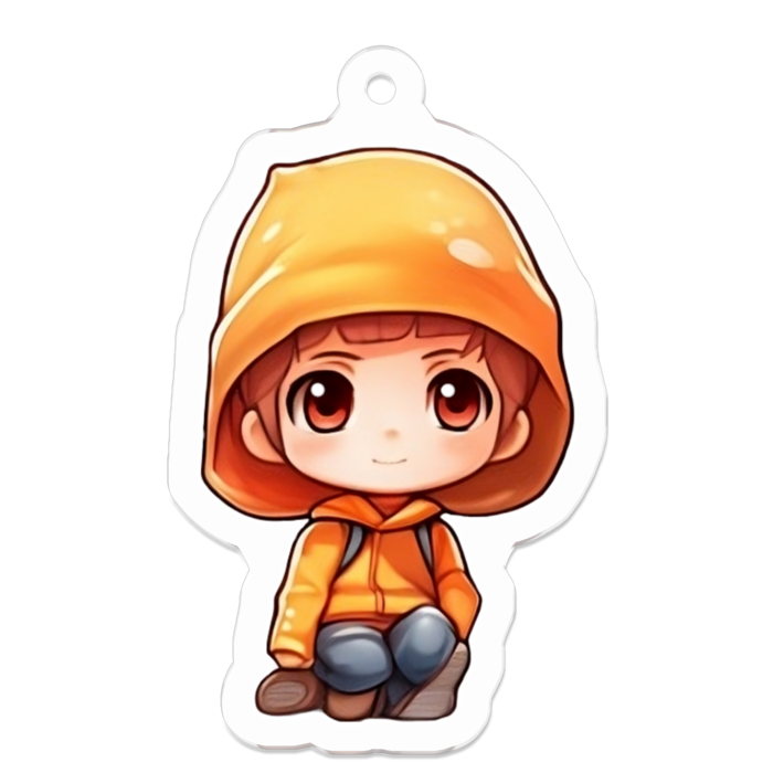 アクリルキーホルダー - 50 x 50 (mm)