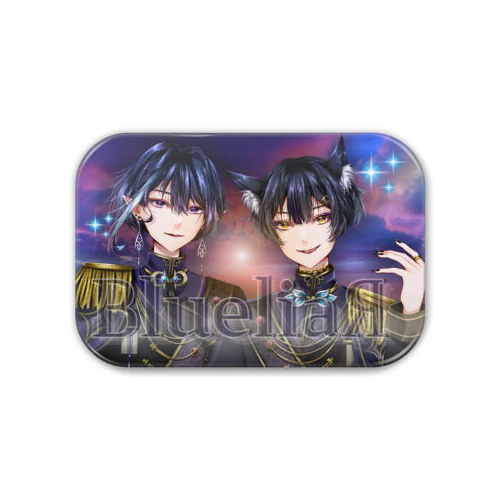 缶バッジ - 角丸 76x51mm