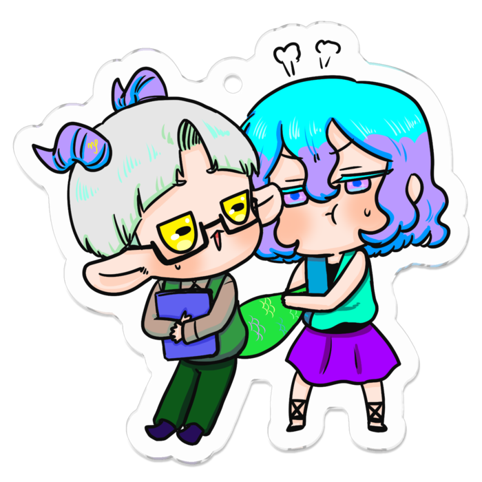 アクリルキーホルダー - 50 x 50 (mm)