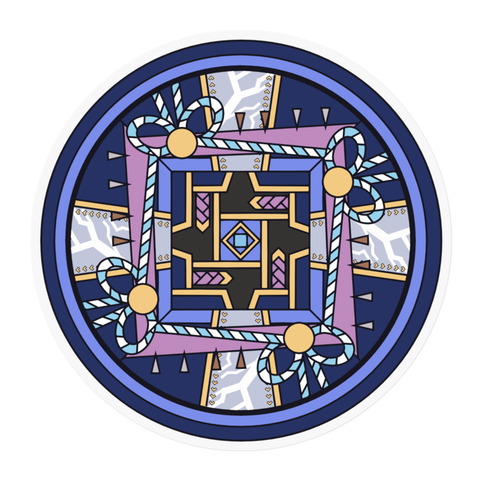 ステッカー - 100 x 100 (mm)