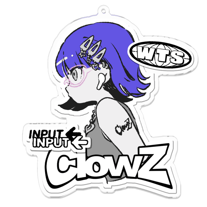 アクリルキーホルダー - 100 x 100 (mm)