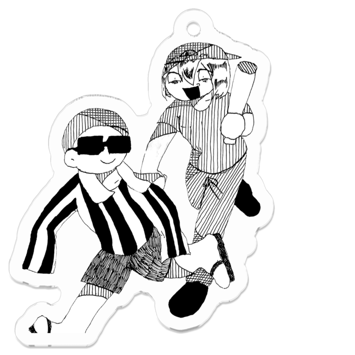 アクリルキーホルダー（コーティング） - 50 x 50 (mm)(1)