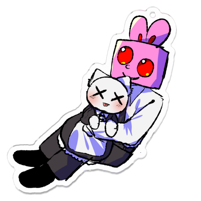 アクリルキーホルダー - 70 x 70 (mm)