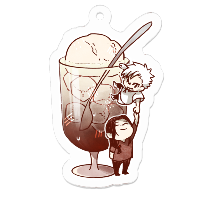 アクリルキーホルダー - 50 x 50 (mm)