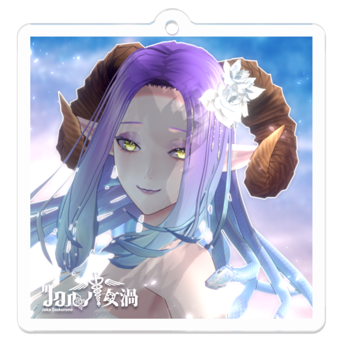 アクリルキーホルダー - 50 x 50 (mm)