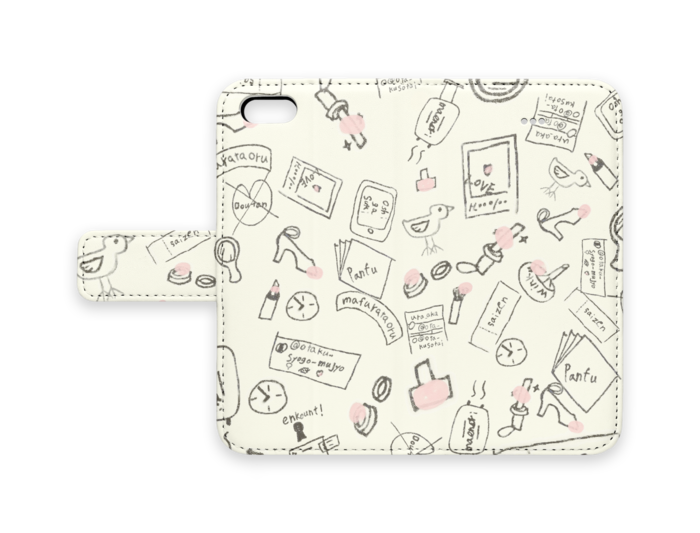 手帳型iPhoneケース - iPhone 5 / 5s / SE - ストラップ穴 なし