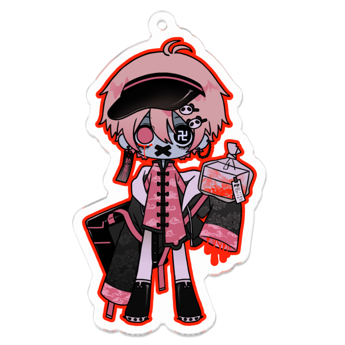 アクリルキーホルダー - 70 x 70 (mm)