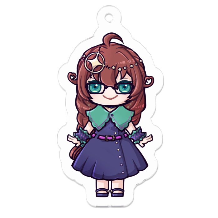 アクリルキーホルダー - 50 x 50 (mm)