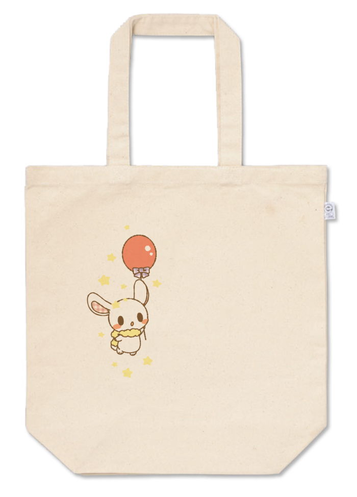 トートバッグ - M - プリント面積中 - ナチュラル