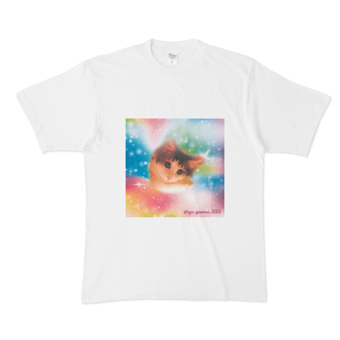 Tシャツ - XL - 正面-ユニコーン01