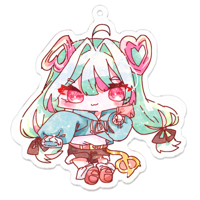 アクリルキーホルダー - 70 x 70 (mm)