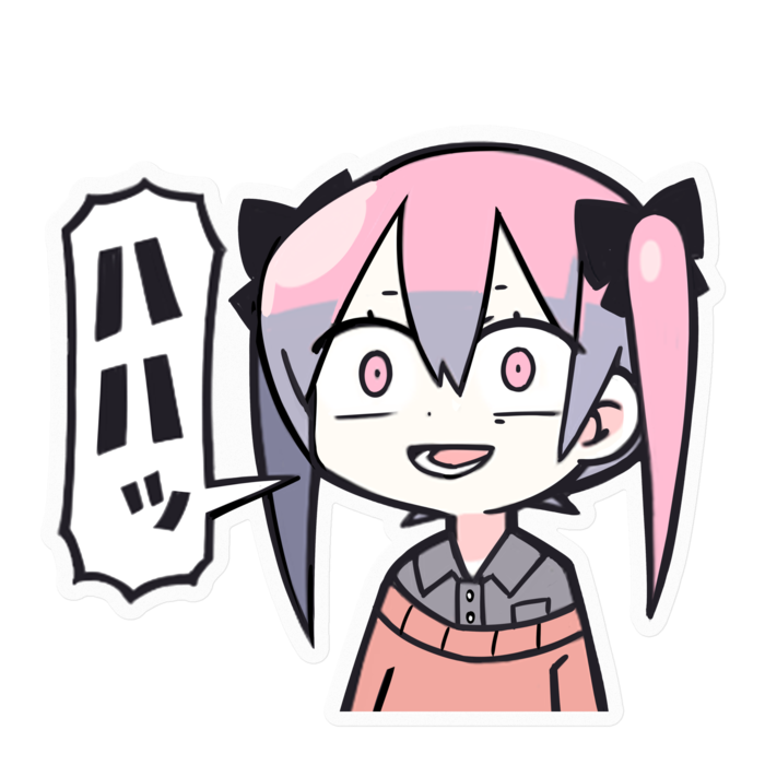 クリアステッカー - 100 x 100 (mm)