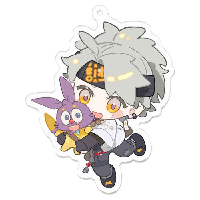 アクリルキーホルダー - 70 x 70 (mm)