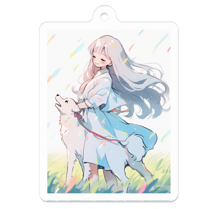 アクリルキーホルダー - 50 x 50 (mm)