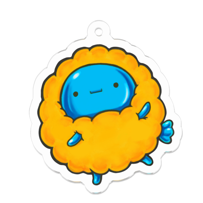 アクリルキーホルダー - 50 x 50 (mm)