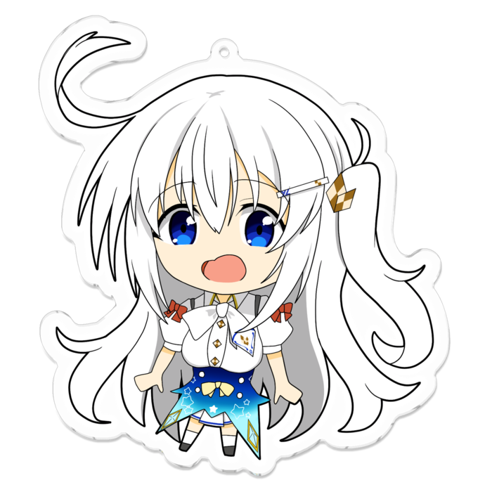 アクリルキーホルダー - 100 x 100 (mm)