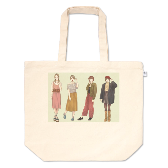 トートバッグ 女の子 にゃめこショップ Booth トートバッグ 女の子 にゃめこショップ Booth