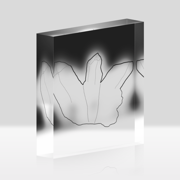 アクリルブロック - 100x100mm
