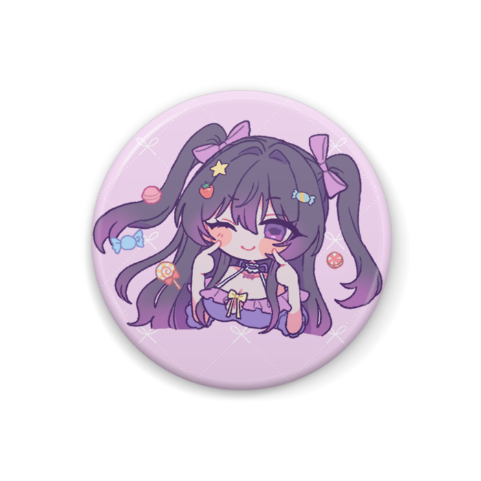 缶バッジ(にっこり) - 32mm