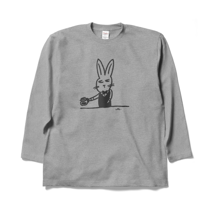 ロングスリーブTシャツ - XL - 杢グレー