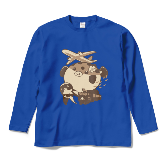 ロングスリーブTシャツ - M - ロイヤルブルー