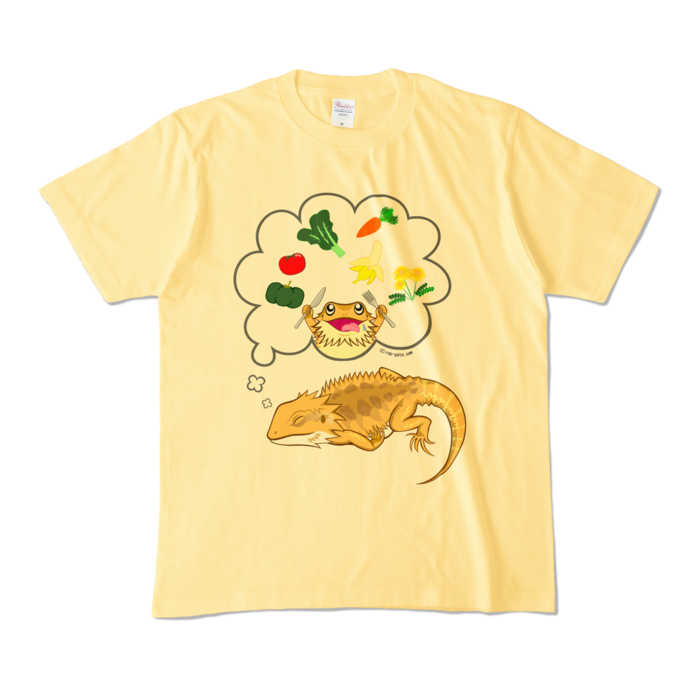 カラーTシャツ - M - ライトイエロー (淡色)