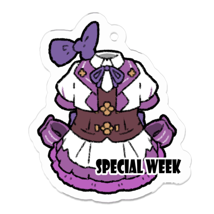 ウマ娘勝負服アクキー(スペシャルウィーク) - アモニット屋 - BOOTH