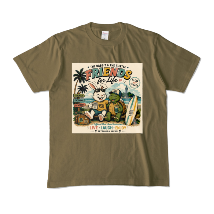 カラーTシャツ - M - オリーブ (濃色)