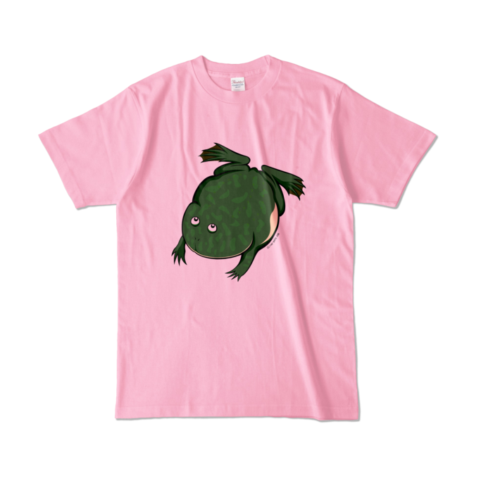 カラーTシャツ - L - ピーチ (淡色)
