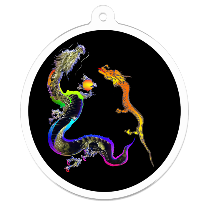 アクリルキーホルダー - 50 x 50 (mm)