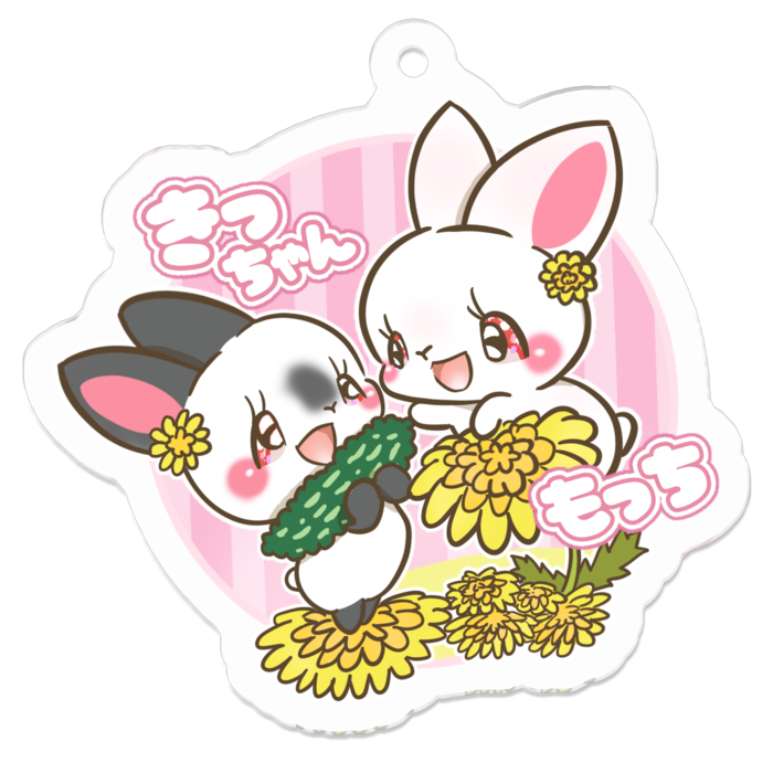 アクリルキーホルダー - 50 x 50 (mm)