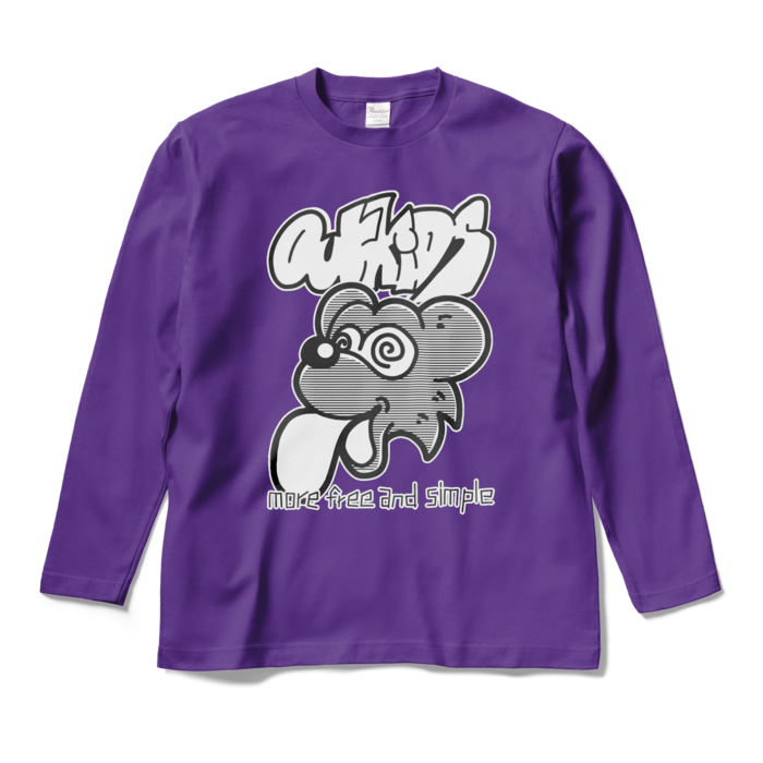 ロングスリーブTシャツ - M - パープル