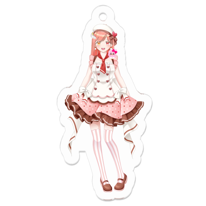 アクリルキーホルダー - 50 x 50 (mm)