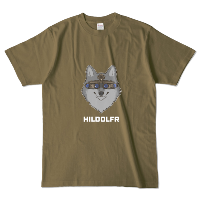 カラーTシャツ - L - オリーブ (濃色)
