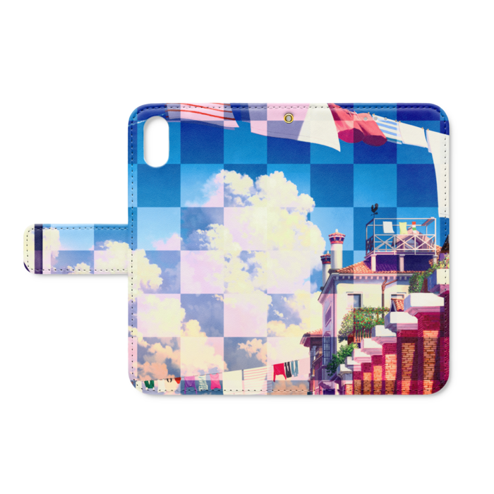 手帳型iPhoneケース - iPhone X - ストラップ穴 あり