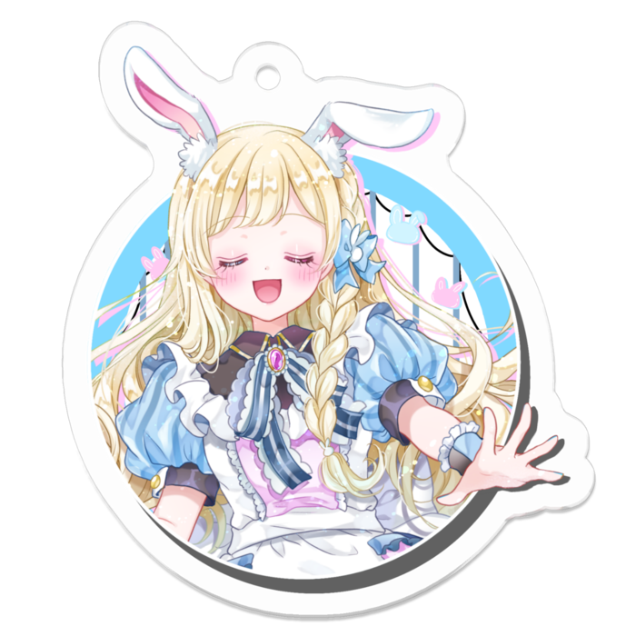 アクリルキーホルダー - 50 x 50 (mm)