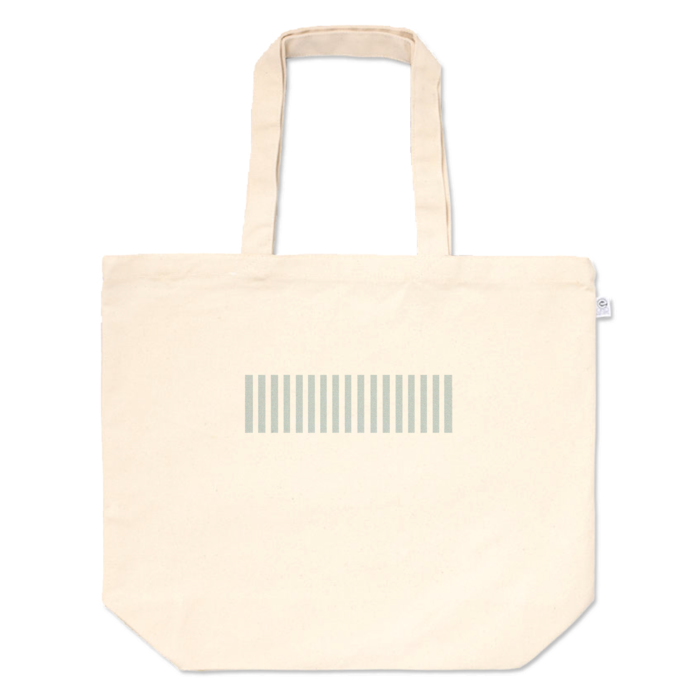 ストライプ＃４・トートバッグ - L - プリント面積小