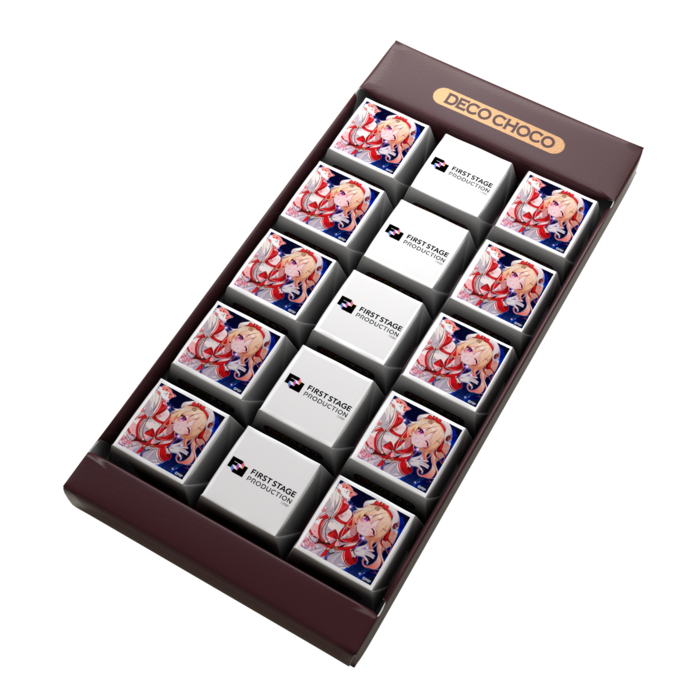 DECOチョコ - 列ごとにデザイン