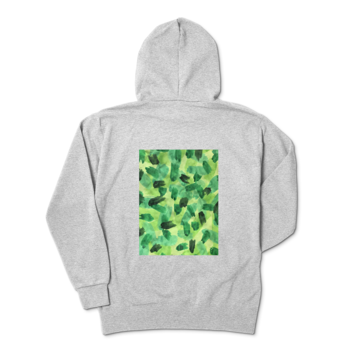 ジップパーカー - XL - 背面