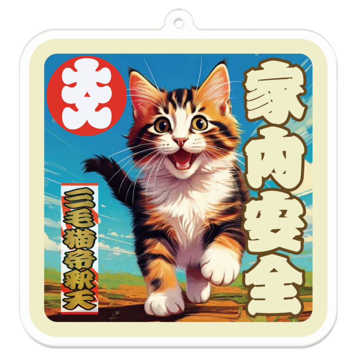 アクリルキーホルダー - 70 x 70 (mm)