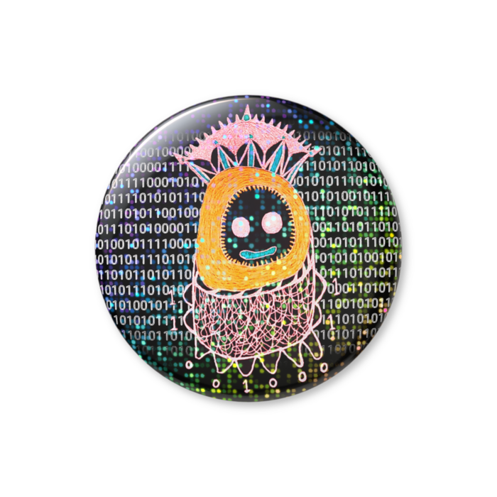 ホログラム缶バッジ 56mm