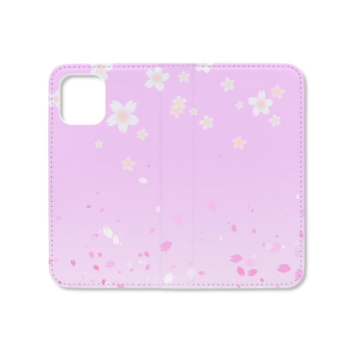 手帳型iPhoneケース（ベルトなし） - iPhone12 mini - ストラップ穴 なし