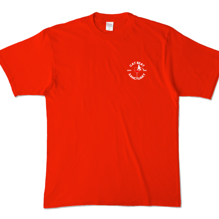カラーTシャツ - XL - レッド (濃色)