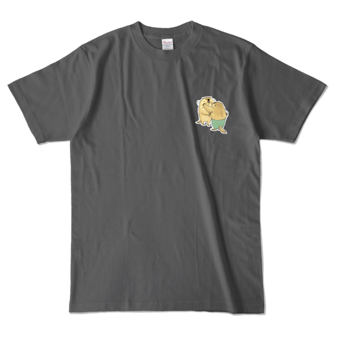 カラーTシャツ - L - チャコール (濃色)