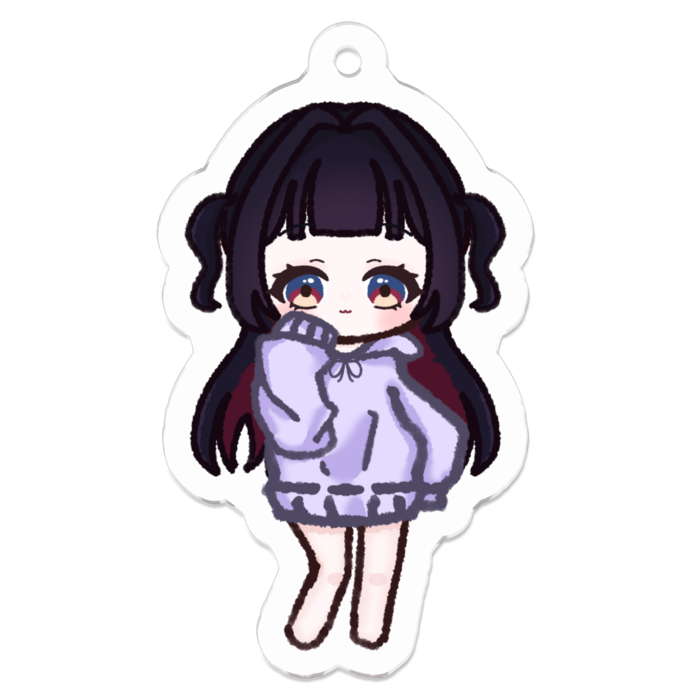 アクリルキーホルダー（コーティング） - 50 x 50 (mm)