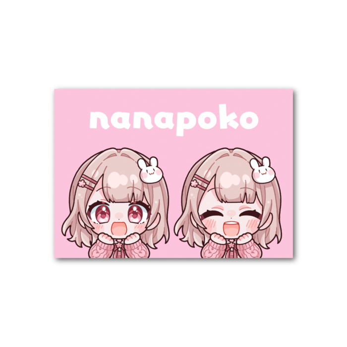 ななぽこフォト風カード(SDキャラ2人)