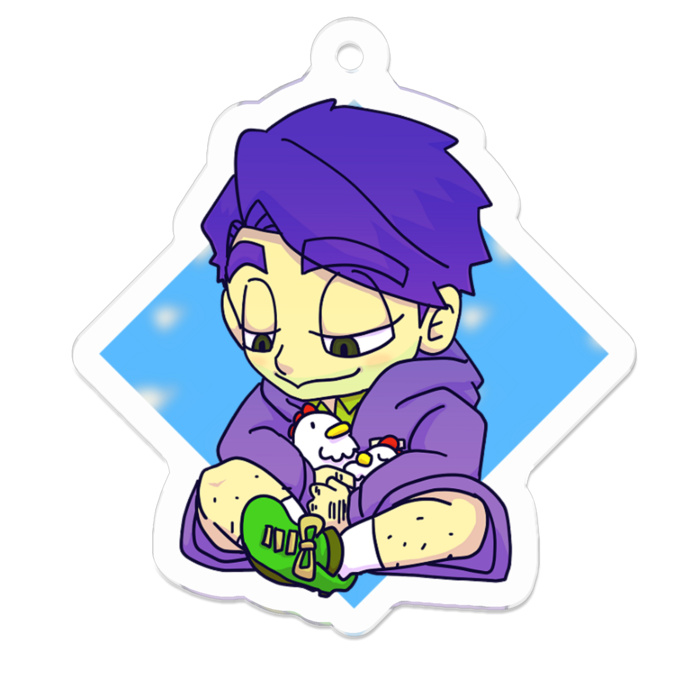 アクリルキーホルダー - 50 x 50 (mm)