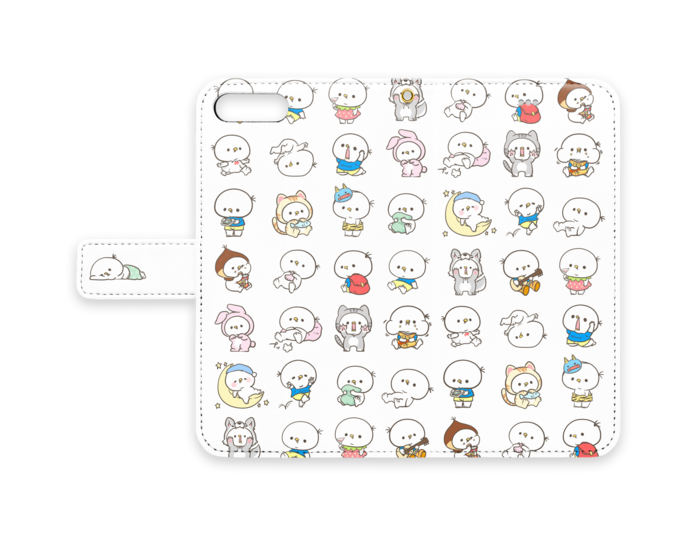 手帳型iPhoneケース - iPhone 8 Plus / 7 Plus - ストラップ穴 あり