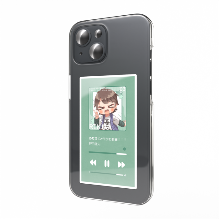 キャラソン再生画面風スマホステッカー(陸久)